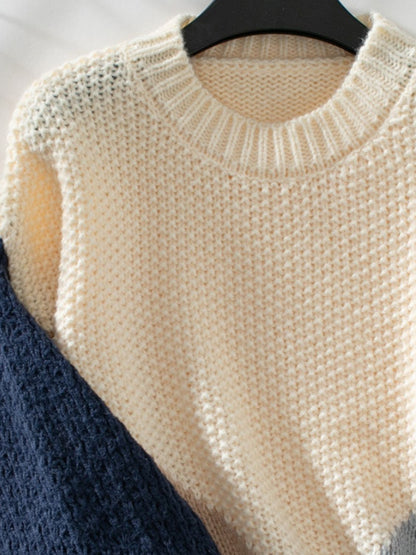 Bold & Cozy Color Block Knit