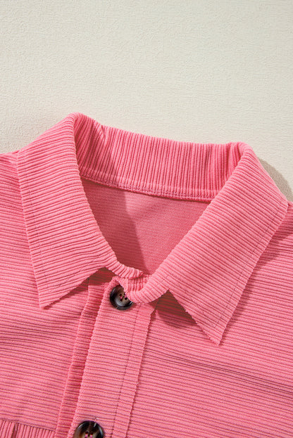 Blush Breeze Corduroy Shacket