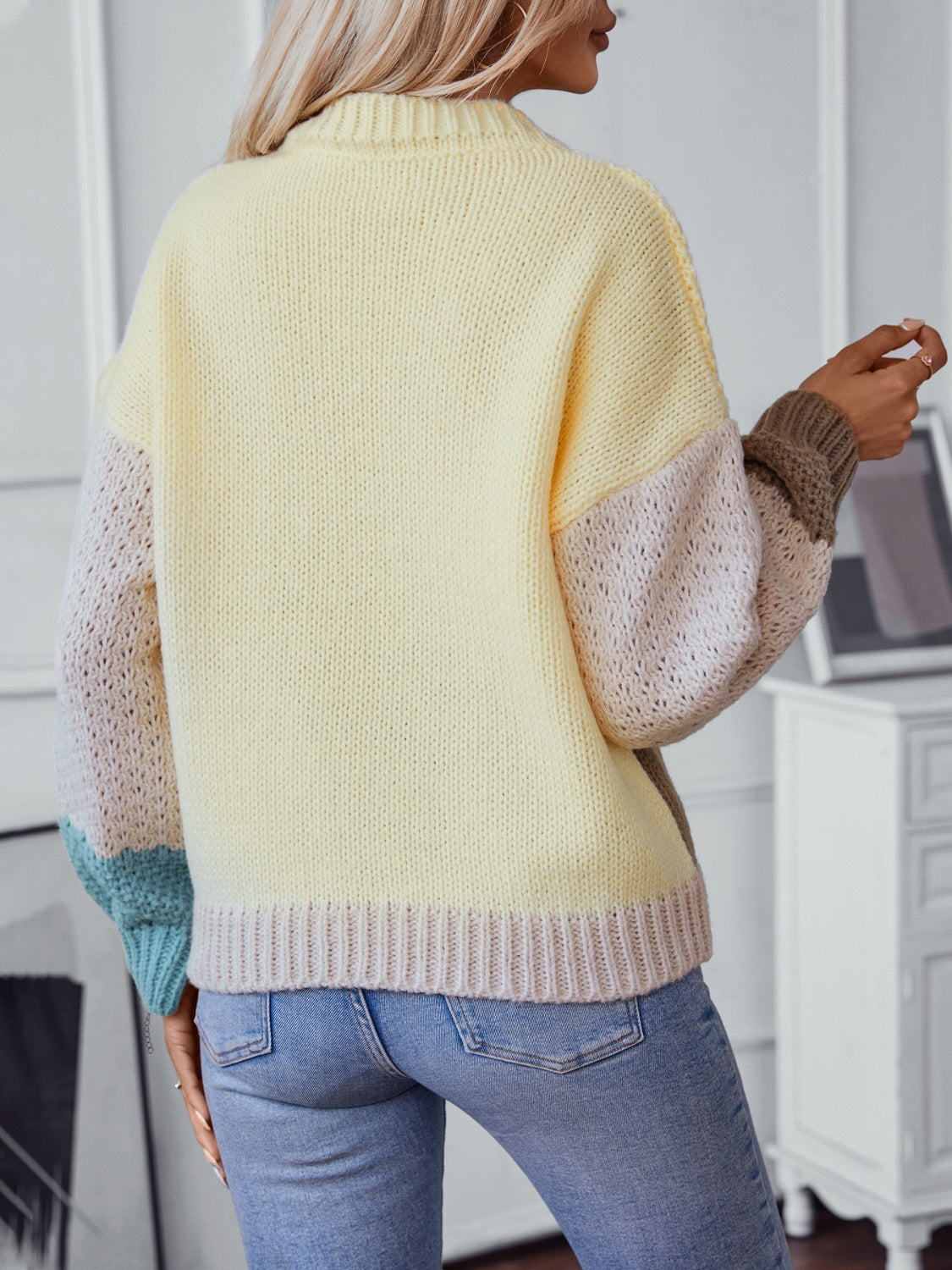 Bold & Cozy Color Block Knit